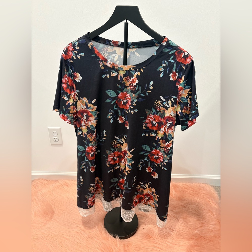 Floral Print Women's Top